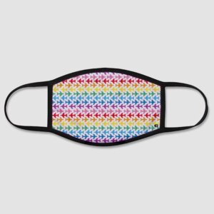 aviation, pride themed face mask for travelers