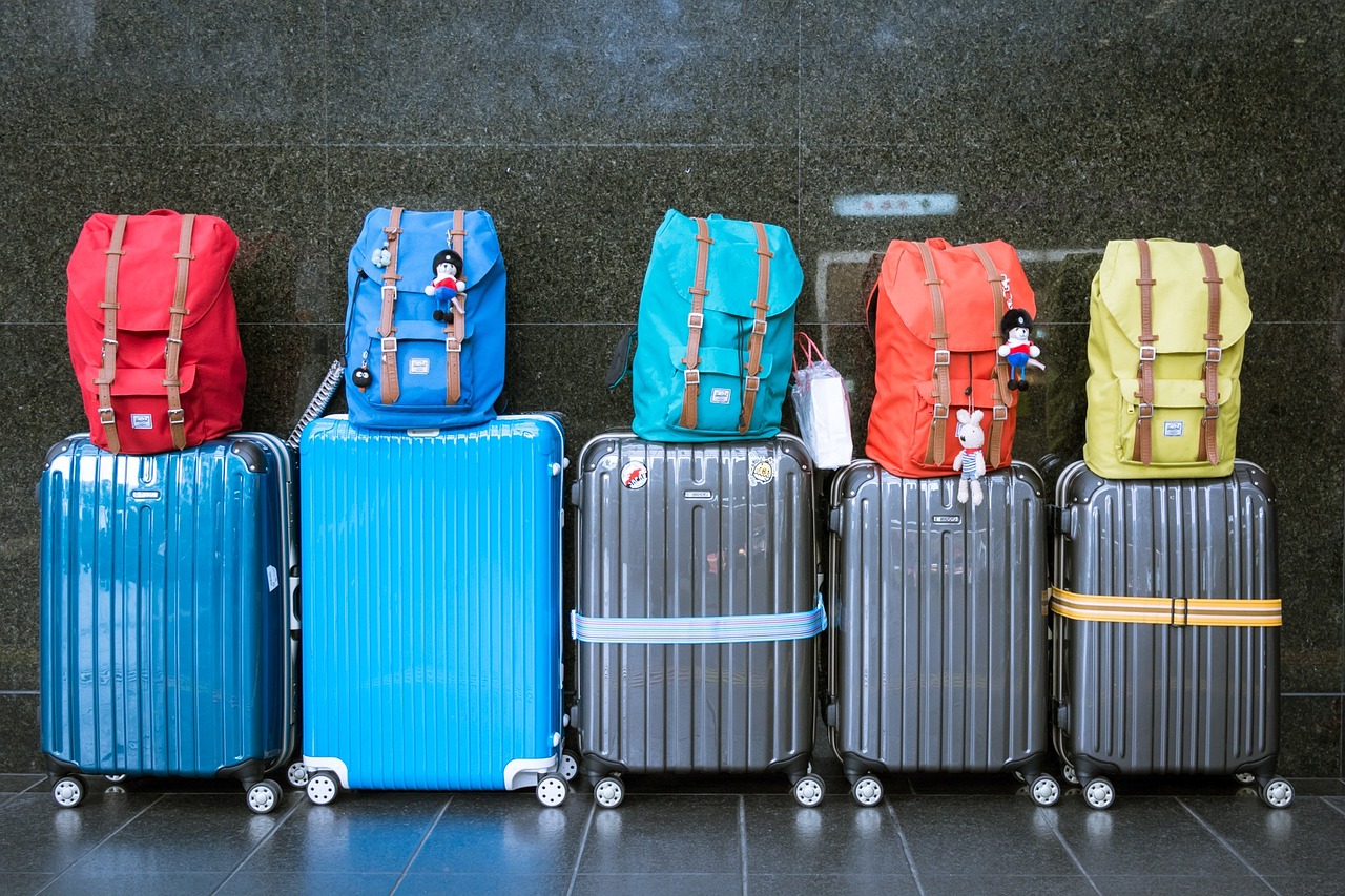 luggage, non-rev travel, standby travel, flying standby, non-revving, airline employee benefits, flight benefits, travel, bags, baggage, backpack